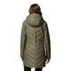 thumbnail image 2 of Chaqueta Columbia Heavenly con capucha larga acolchada para mujer Stone XS, 2 of 5