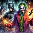 thumbnail image 1 of (E3519) Lleno Diamantes Batman Y El Joker Película Y Serie Televisión Resina Diamante 50 * 50 CM (40 Diamantes Color), 1 of 9