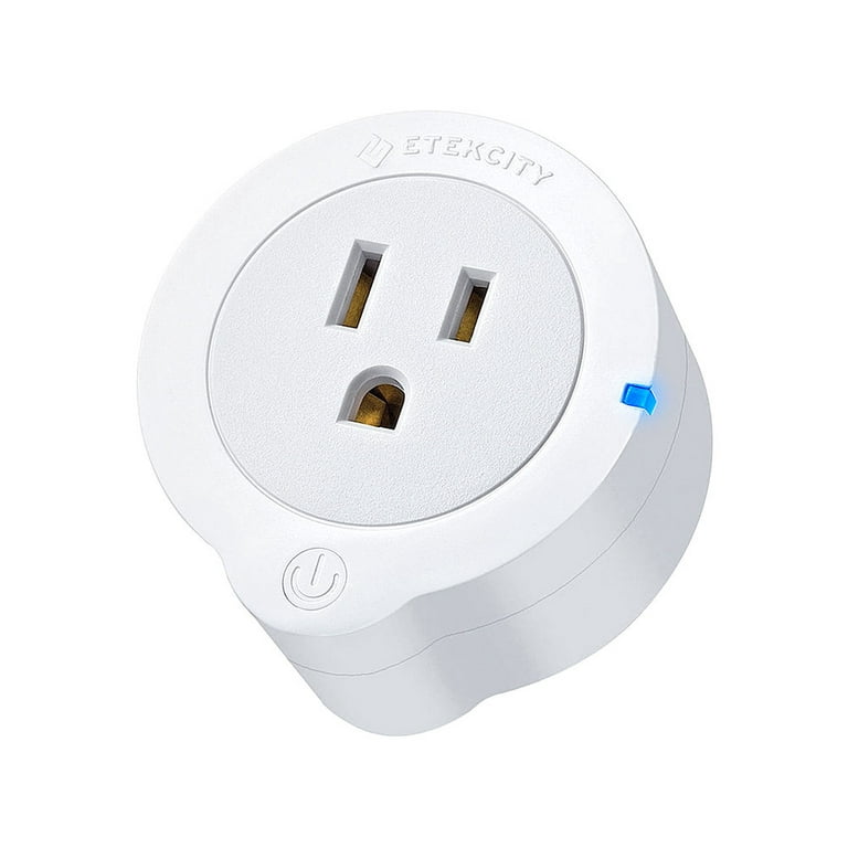 ETEKCITY - Voltson Smart WiFi Outlet Plug (6-Pack) - White 