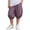 Purple, variant on Solid Color Linen Point Sports Shorts with Pockets for Boys Age 6 Months-12