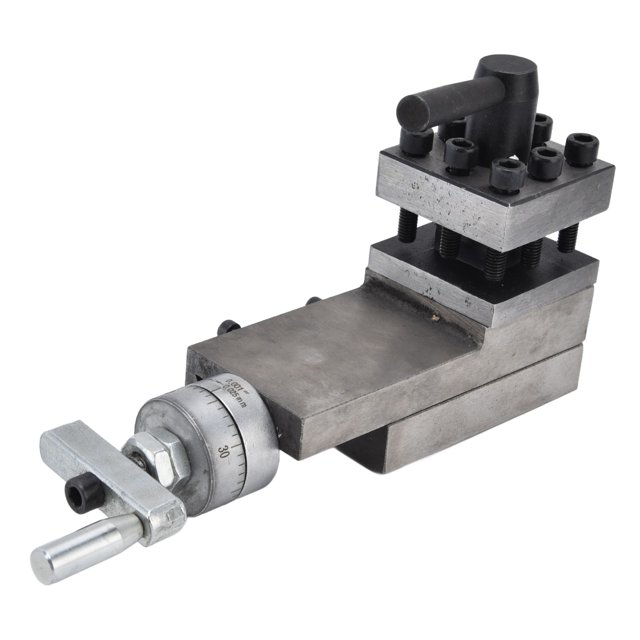 Lathe Tool, Grey Iron Wide Use Quick Changing Post Vice Clamp Firm Support Rustproof 50x50mm for 0618 7inx10in 12in 14in