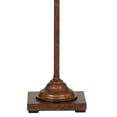 thumbnail image 2 of 60 Inch Metal Downbridge Design Floor Lamp with Caged Shade, Rustic Bronze- Saltoro Sherpi, 2 of 6