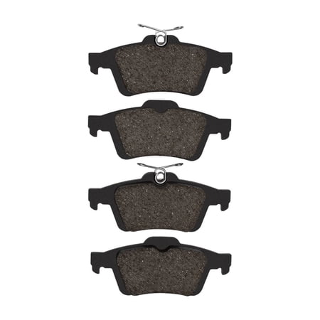 CarLights360 For Chevy Vectra 2003 04 05 06 07 2008 Disc Brake Pads | Semi Metallic Friction | 15.4 Millimeters/0.61 Inches Inner Overall Thickness | 123.2 Millimeters/4.85 Inches Width