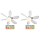 thumbnail image 1 of Ventilador Techo LED Base E27 30W Enchufe Control Remoto () Blanco, 1 of 3