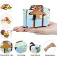 thumbnail image 2 of Namzi Travel Themed Candy Boxes, 100Pcs Mini Suitcase Vintage Kraft Wedding Favours Boxes with Tags and Burlap Twine for Wedding Bridal Shower/Kids Birthday Party Decor, 2 of 5