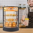 thumbnail image 4 of 16.53*13.78*20.47 in Modern Black Rectangular Commercial Food Warmer Display for Supermarkets, 4 of 18