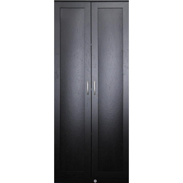 Mainstays 72 Storage Cabinet Black, Mainstays Storage Cabinet