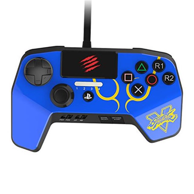 Arsenal PS4CONSFBL Mad Catz Blue Street New Improved D-Pad Controller for PS3 & PS4