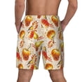 thumbnail image 2 of Lsque Mens Swim Trunks Autumn With Birds Pattern - Bathing Suit Compression Liner - Beach Swim Shorts Swimwear - (S-3XL) - Stretch Quick Dry -3X-Large, 2 of 9