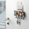 thumbnail image 5 of Cats by Absract Mail Holder Organizer Wall Mount with Shelf Key Holder Key Rack with 5 Key Hooks for Wall Decorative, 5 of 6