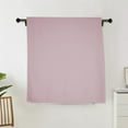 thumbnail image 2 of CUH Single Curtain Panel Half Window Curtain Short Bathroom Curtain Cafe Tier Kitchen Scarf Door Window Drape 19#Pink W:52"xL:24", 2 of 8
