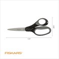 thumbnail image 4 of Fiskars Student 7 Inch Scissors, Glitter Black, 4 of 11