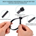 thumbnail image 4 of Heavy Duty Cable Zip Ties, Black Zip Tie Assortment For Professional Results, 4 of 4