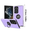 thumbnail image 5 of Shockproof Magnetic Rings Phone Case With 360 Rotating Stand Matte Finish Mobile Phone Case for S24 Ultra, 5 of 9