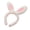 White, variant on Skymirror Easter Bunny Ear Headband Patchwork Color Soft Plush Hair Hoop Washing Face Bathroom Girl Headband Head Accessories