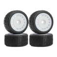 thumbnail image 2 of Xuanheng 4Pcs Wheels Rims Set Modification Replacement for Micro T 244016 1/28 RC Car White, 2 of 8