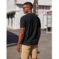 thumbnail image 2 of COOFANDY Men' Henley Shirts Short Sleeve Texture Casual Button Henley Summer Classic Basic Tee Shirts, 2 of 6