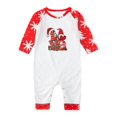 thumbnail image 2 of Odeerbi Clearance Christmas Pajamas For Family Boys Girls Trendyable Print Parent-child Suit Baby Red, 2 of 8