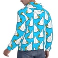 thumbnail image 6 of Uemuo Duck Dives Pattern Men's Hoodie - Casual Pullover Hoodie with Kangaroo Pocket, Stylish Hooded Sweatshirt for Everyday Wear-Large, 6 of 7