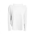 thumbnail image 6 of Xysaqa Women's Long Sleeve Sun Protection Shirts Lightweight Breathable Workout Tops for Women Casual Loose Cold Shoulder T-Shirts for Running Gym Fitness White, 6 of 6