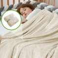 thumbnail image 4 of sruoe Throw Blanket for Couch, Cooling Blankets, Soft Cozy and Warm Fleece Blanket for All Seasons, Nap Blankets, Hot Flashes Cooler Blanket for Sofa Chair Bed Home Decoration, 4 of 6
