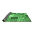 thumbnail image 2 of Ahgly Company Indoor Rectangle Patchwork Emerald Green Transitional Area Rugs, 7' x 9', 2 of 4