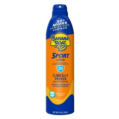 UPC 079656031911 product image for Banana Boat Sport Ultra SPF 30 Sunscreen Spray  Family Size Sunscreen  9.5oz | upcitemdb.com