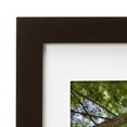 thumbnail image 4 of Mainstays Museum 14x18 Matted to 11x14 Flat Wide Gallery Wall Picture Frame, Mahogany, 4 of 5