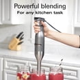 thumbnail image 5 of Hamilton Beach Professional Variable Speed Immersion Hand Blender for Kitchen with Whisk Attachment, Silver, 5 of 9