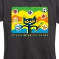 thumbnail image 3 of Pete The Cat - Groovy To Create - Women's Short Sleeve Graphic T-Shirt, 3 of 6