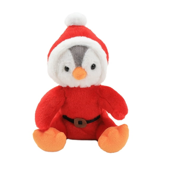 Plushland 10 Inch Penguin Santa Stuffed Animal Plush Toy,Cuddles Toy Best Gift for Kids,Home and Car Decor