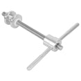thumbnail image 3 of Herramienta de presión para auriculares de bicicleta herramienta de presión para auriculares de aleación de aluminio plata para usuarios de bicicletas de bricolaje entusiastas, 3 of 8