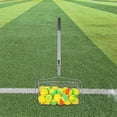 thumbnail image 1 of Collector de tenis Ball No se doblan sobre robusto recolector de pelota profesional de recogida sostener unas 60 bolas, 1 of 8