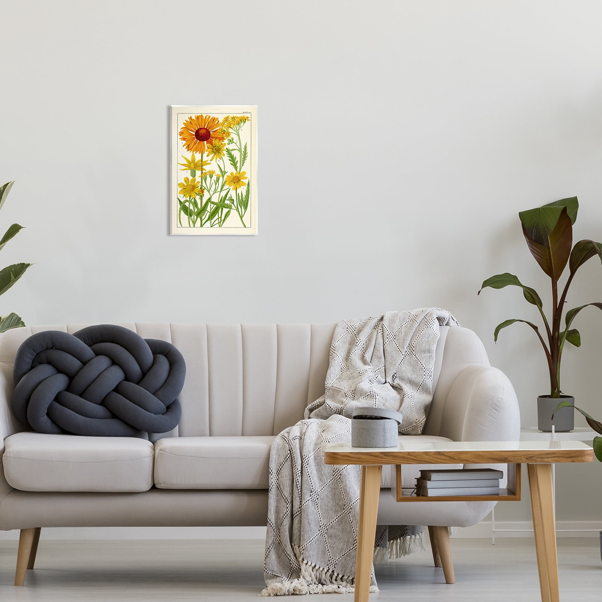Stupell Industries Yellow Flower Studies Botanical & Floral Painting Unframed Art Print Wall Art, 10 x 15