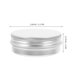 thumbnail image 4 of 6 uds pequeñas latas redondas de aluminio con tapas de tornillo para barras de loción bálsamo para barba manualidades DIY recipientes metálicos herméticos para viajes y almacenamiento, 4 of 8