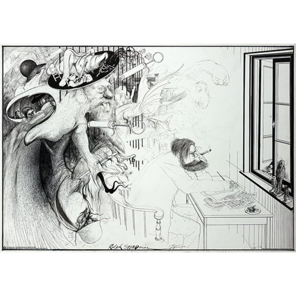 Ralph Steadman-The Secret of Dreams Poster (34" x 24")