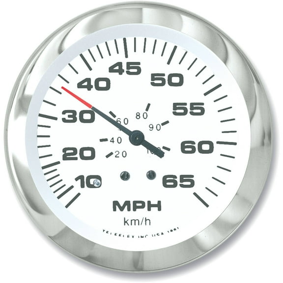 New Lido Pro Series Fog Resistant Gauges sierra 61752fp 3" Speedometer Kit Pitot Type Dial 10-50 mph Sender Code 56973P Included