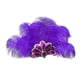 thumbnail image 2 of Tocado de plumas, tocado, disfraz, decoración, diadema para fiesta Púrpura, 2 of 9