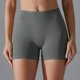 thumbnail image 2 of Jacenvly New Biker Shorts for Women Summer Casual Solid High Waisted Sports Shorts Stretchable Elastic Waist Biker Shorts Plus Size, 2 of 8