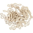 thumbnail image 6 of WORGEOUS  30 PCS Unfinished Wooden Cutouts Board Music Note Child Beige, 6 of 8