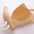 thumbnail image 6 of SDNall Bras for Women Fg Large Cup Bra for Women Printing Gathered Together Large Size Daily Bra Underwear No Rims Underwire Everyday Bra Plus Size, 6 of 9