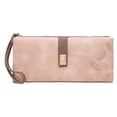 thumbnail image 3 of Cartera para mujer con tres pliegues, estilo retro esmerilado, tipo tarjetero, multifuncional, portátil, tipo clutch largo, 3 of 5
