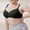 Black, variant on Aloohaidyvio Women's Wireless Bra Support Comfort Full Coverage Bra Soft Push Up No Underwire Bras