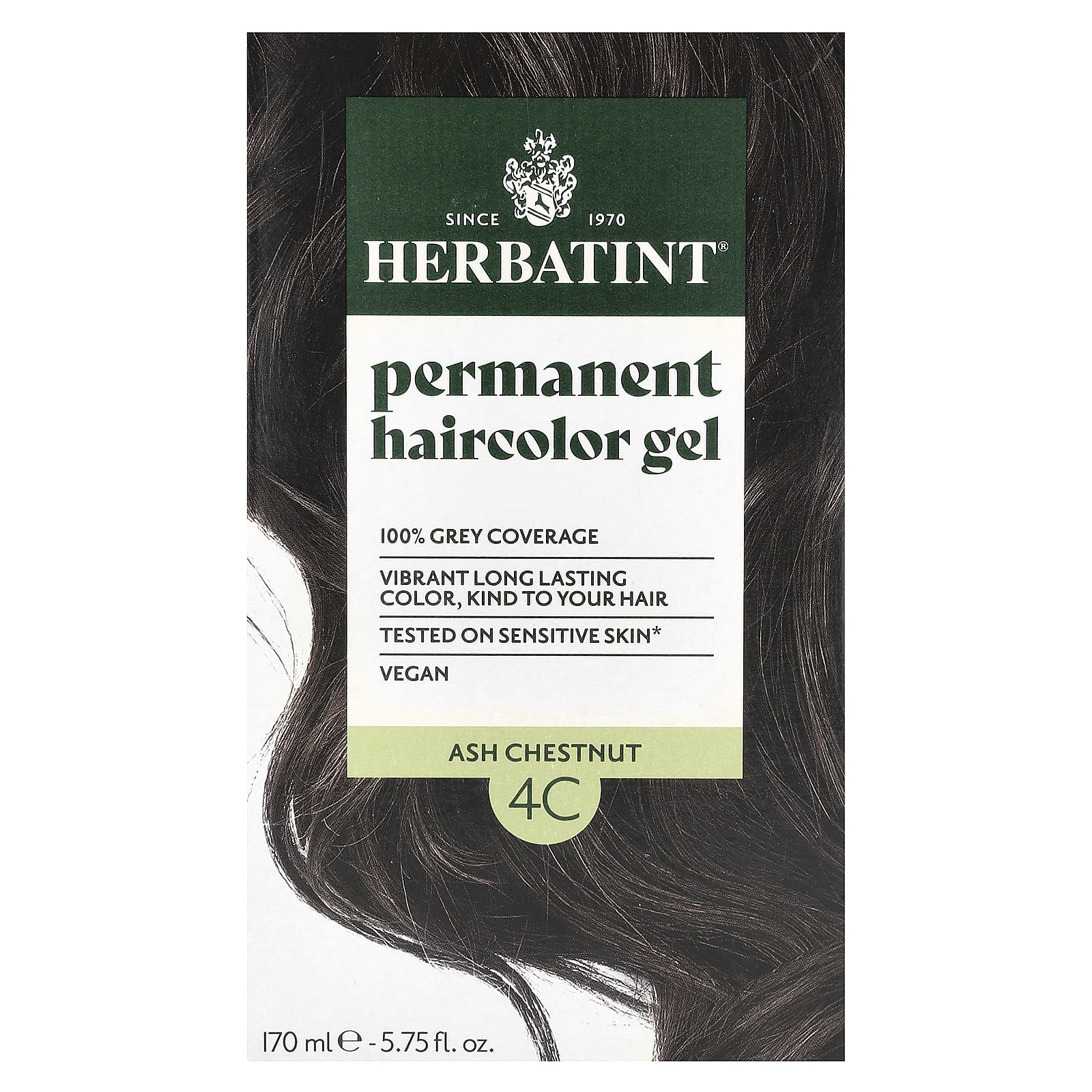 Herbatint Permanent 5N Light Chestnut Haircolor Gel - 1 Box Herbatint Permanent 5N Light Chestnut Haircolor Gel - 1 Box