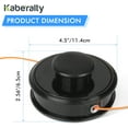 thumbnail image 4 of 21560070 SRM Echomatic Trimmer Bump Head Compatible with Echo 21560050 200095200 10106292 SRM-225 SRM-210 SRM-235 Straight Shaft Trimmers,Weed Eater Bump Head with 0.095" Line, 4 of 7