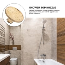 SOPOTUTU Hand Held Shower Attachment Brass European Vintage Style Water Saving Feature for Home Bathroom 1Set