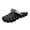 Black, variant on Platform Lace-Up Clogs for Women Men with Adjustable Back Straps Hollow Breathable EVA Garden Shoes Arch Support Slip on Slide Sandals Non-Slip Walking Summer Slippers Watermelon Red Size 10