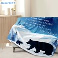 thumbnail image 3 of Dad Blanket Gifts for Dad on Fathers Day from Daughter or Son - 50" X 60" World's Greatest Dad Blanket - Christmas Birthday Present for Father New Dad Gifts Ideas, 3 of 5