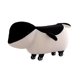 thumbnail image 5 of Taburete rodante con ruedas y diseño de animales adorables, cambiador de zapatos pequeño con dibujos animados. Negro, 5 of 9