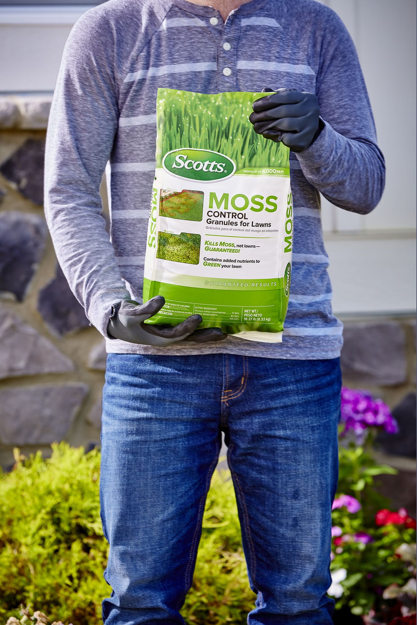 Scotts Moss Control Granules for Lawns 18.37 lbs.